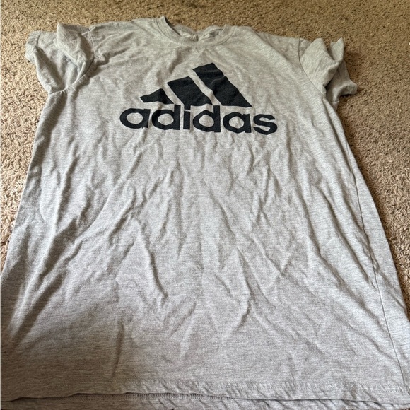 Adidas Gray and Black Short Sleeve Tee - Picture 1 of 2
